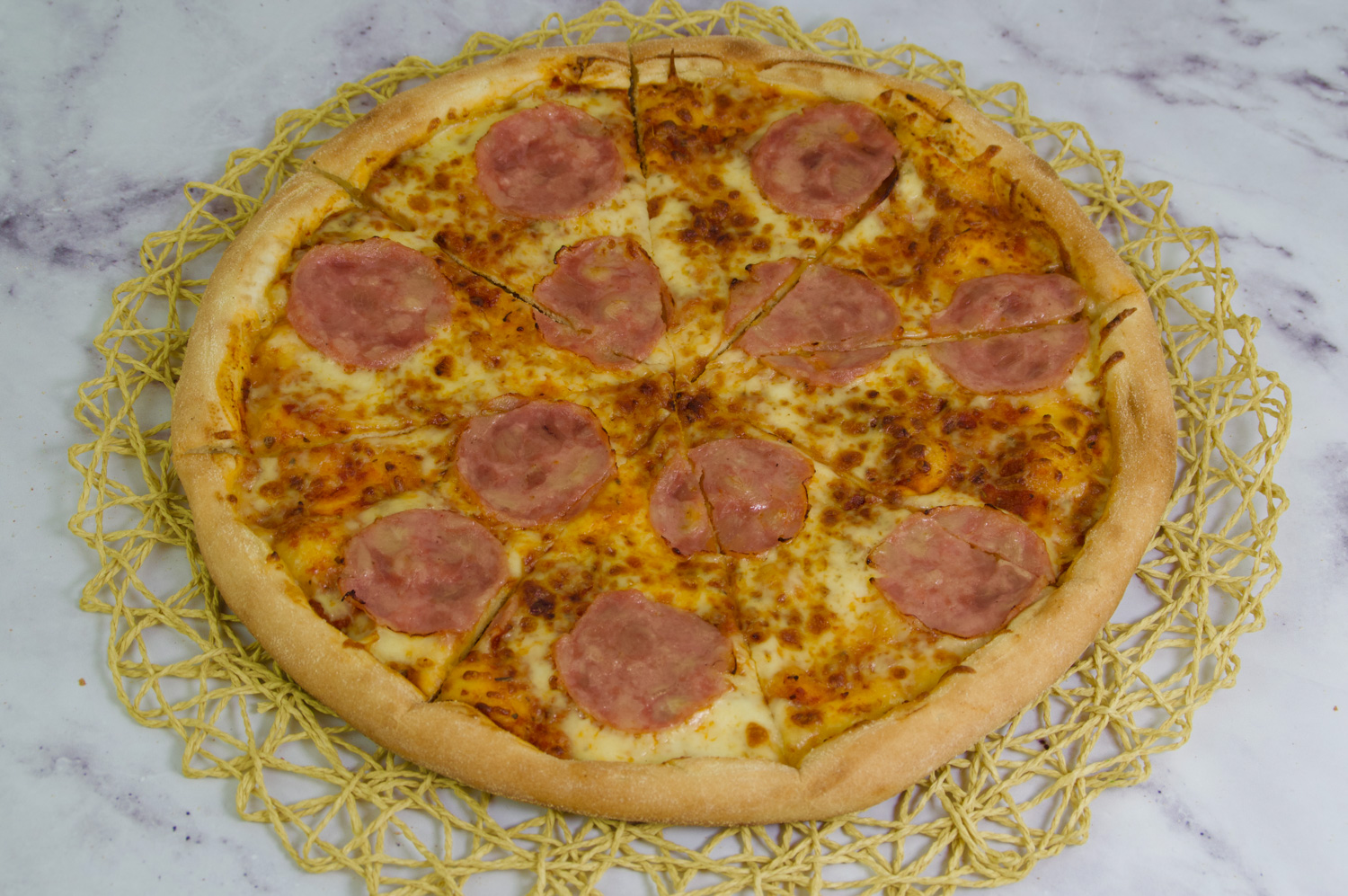 Жар-пицца. Меню. Пицца с ветчиной 