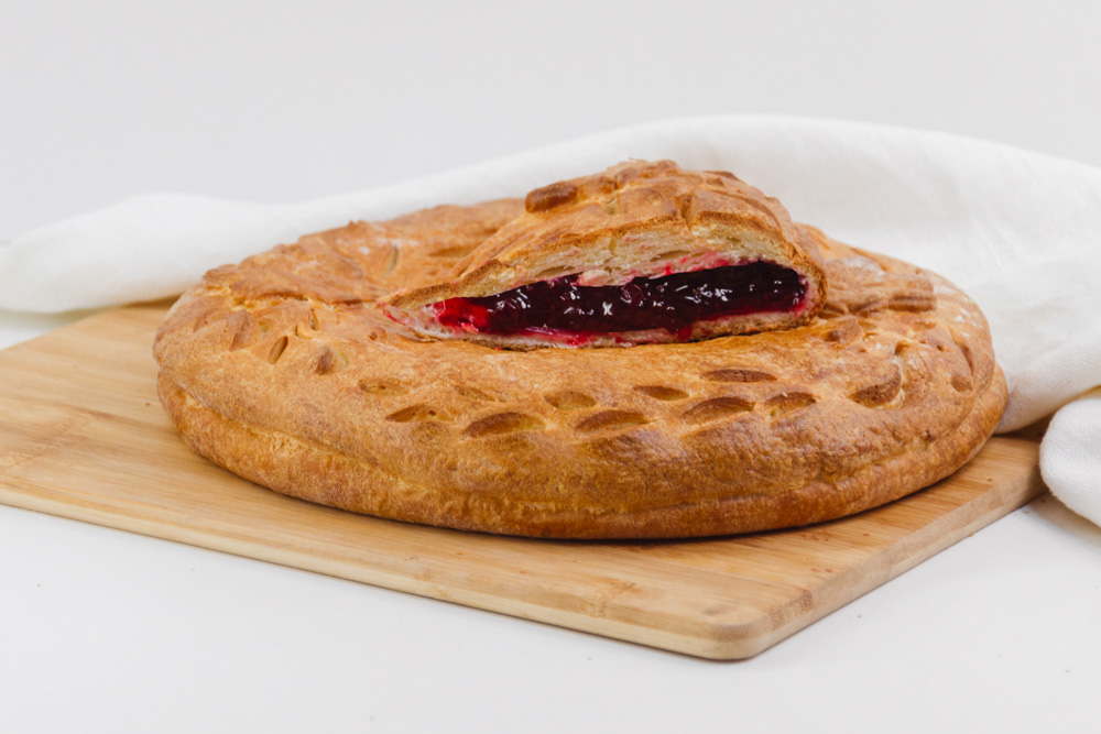 Жар-пицца. Меню. Пирог с брусникой