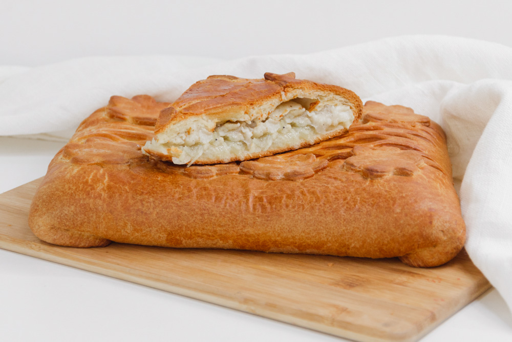 Жар-пицца. Меню. Пирог с судаком